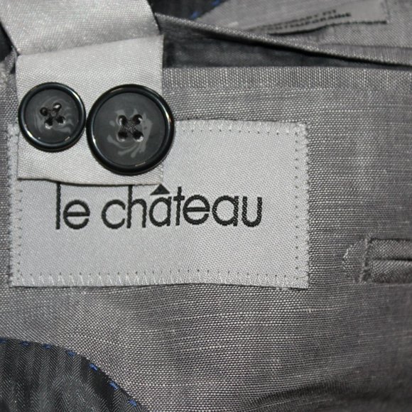 Grey speck linen blend blazer - 34 - Picture 5 of 6